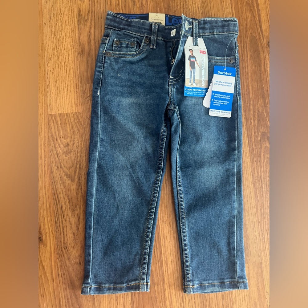 Levi's Boys' Medium Blue Slim Jeans